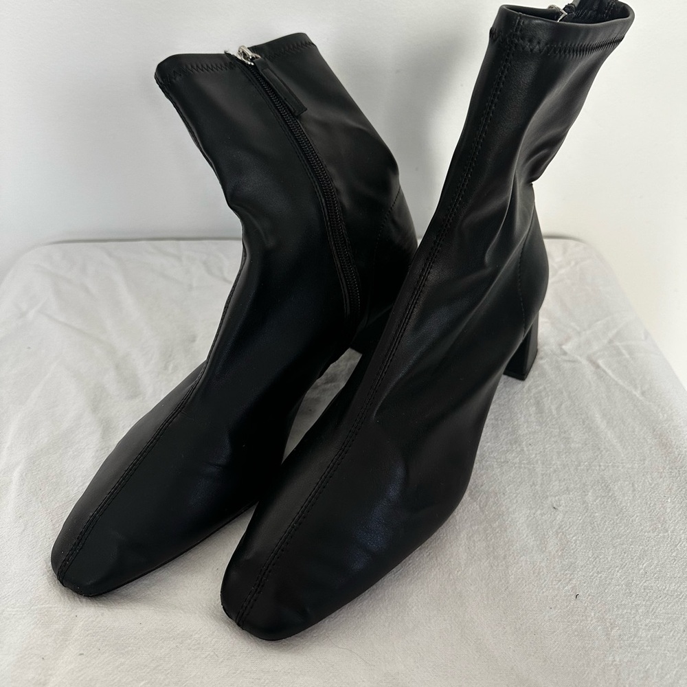 Elegant Black Zara Women's Ankle Boots